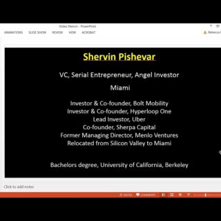 Ask A VC Series: featuring guest Shervin Pishevar