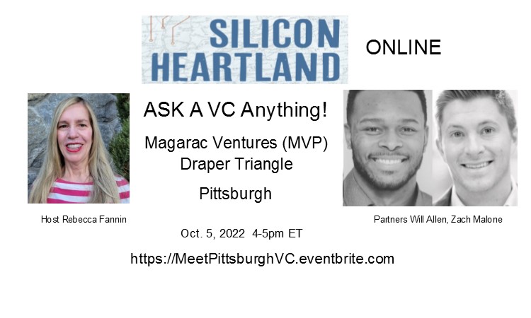 Meet Silicon Heartland VC MVP @ Pittsburgh Online